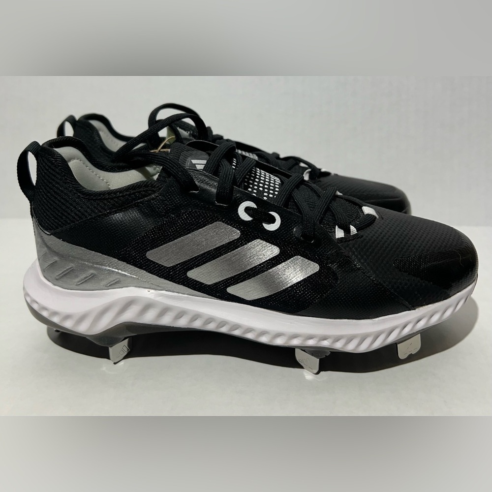 adidas Black and Silver Athletic Shoes